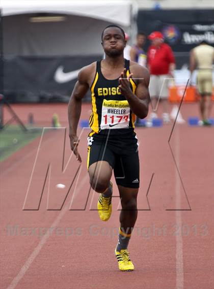 Thumbnail 1 in Arcadia Invitational (100 M Dash) photogallery.