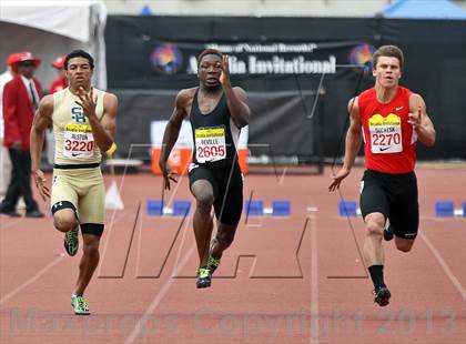 Thumbnail 3 in Arcadia Invitational (100 M Dash) photogallery.