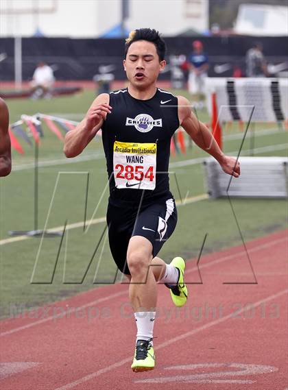 Thumbnail 2 in Arcadia Invitational (100 M Dash) photogallery.