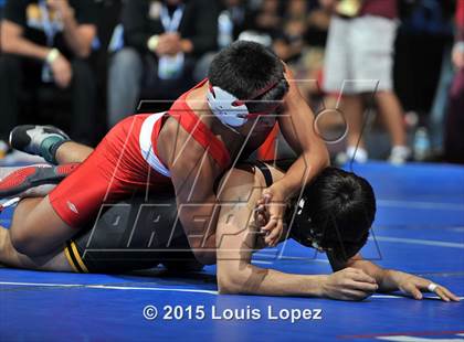 Thumbnail 2 in CIF SS Masters Wrestling Championships (Day 1) photogallery.