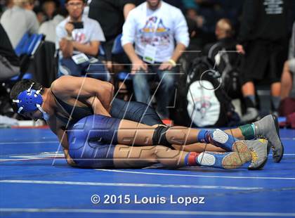 Thumbnail 3 in CIF SS Masters Wrestling Championships (Day 1) photogallery.