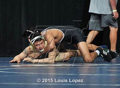 Thumbnail 3 in CIF SS Masters Wrestling Championships (Day 1) photogallery.