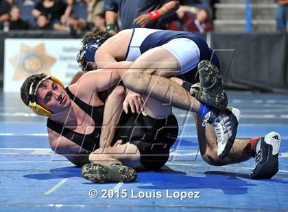 Thumbnail 1 in CIF SS Masters Wrestling Championships (Day 1) photogallery.