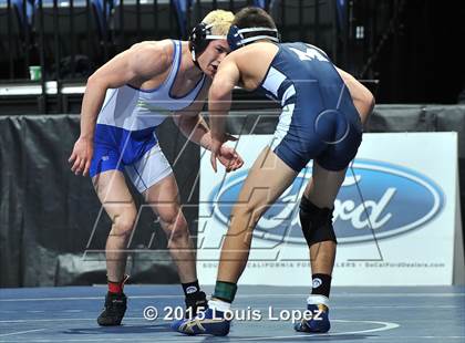 Thumbnail 2 in CIF SS Masters Wrestling Championships (Day 1) photogallery.