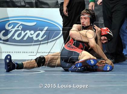 Thumbnail 3 in CIF SS Masters Wrestling Championships (Day 1) photogallery.