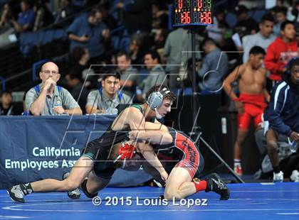 Thumbnail 3 in CIF SS Masters Wrestling Championships (Day 1) photogallery.