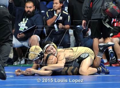 Thumbnail 2 in CIF SS Masters Wrestling Championships (Day 1) photogallery.