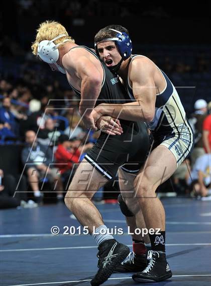 Thumbnail 2 in CIF SS Masters Wrestling Championships (Day 1) photogallery.