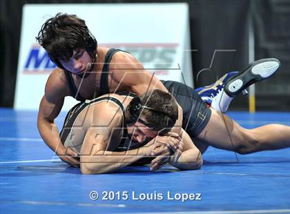 Thumbnail 2 in CIF SS Masters Wrestling Championships (Day 1) photogallery.