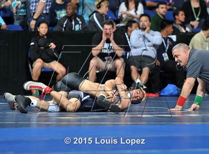 Thumbnail 2 in CIF SS Masters Wrestling Championships (Day 1) photogallery.