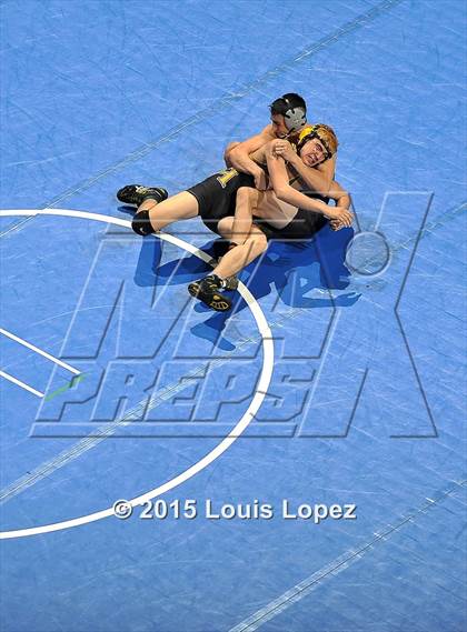 Thumbnail 3 in CIF SS Masters Wrestling Championships (Day 1) photogallery.