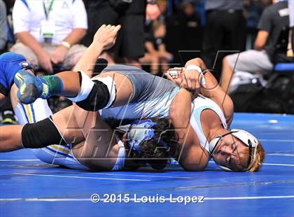 Thumbnail 3 in CIF SS Masters Wrestling Championships (Day 1) photogallery.