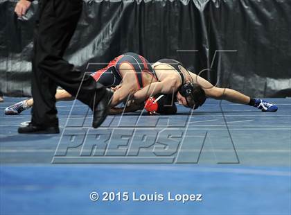 Thumbnail 3 in CIF SS Masters Wrestling Championships (Day 1) photogallery.