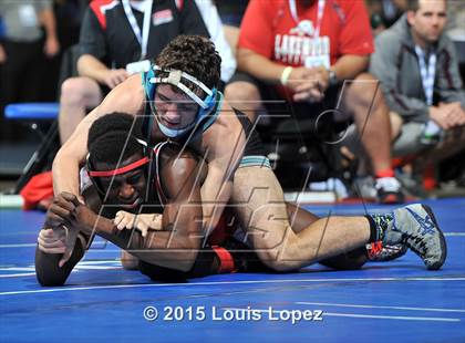 Thumbnail 1 in CIF SS Masters Wrestling Championships (Day 1) photogallery.