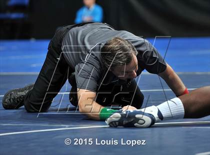 Thumbnail 3 in CIF SS Masters Wrestling Championships (Day 1) photogallery.