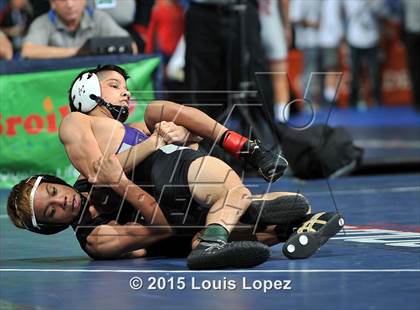 Thumbnail 3 in CIF SS Masters Wrestling Championships (Day 1) photogallery.