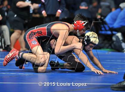 Thumbnail 3 in CIF SS Masters Wrestling Championships (Day 1) photogallery.