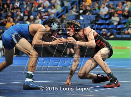 Thumbnail 2 in CIF SS Masters Wrestling Championships (Day 1) photogallery.