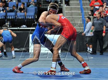 Thumbnail 1 in CIF SS Masters Wrestling Championships (Day 1) photogallery.