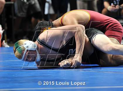 Thumbnail 1 in CIF SS Masters Wrestling Championships (Day 1) photogallery.