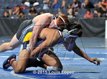 Thumbnail 2 in CIF SS Masters Wrestling Championships (Day 1) photogallery.