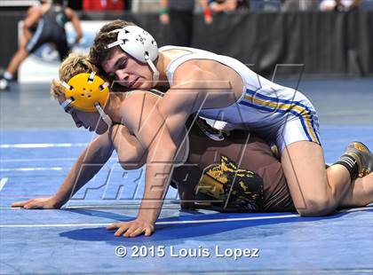 Thumbnail 2 in CIF SS Masters Wrestling Championships (Day 1) photogallery.