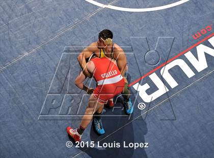 Thumbnail 1 in CIF SS Masters Wrestling Championships (Day 1) photogallery.