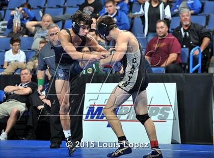 Thumbnail 3 in CIF SS Masters Wrestling Championships (Day 1) photogallery.