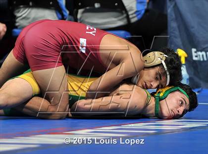 Thumbnail 2 in CIF SS Masters Wrestling Championships (Day 1) photogallery.