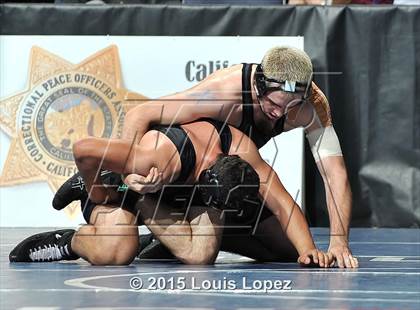 Thumbnail 1 in CIF SS Masters Wrestling Championships (Day 1) photogallery.