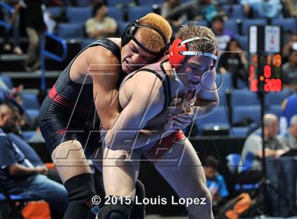 Thumbnail 3 in CIF SS Masters Wrestling Championships (Day 1) photogallery.