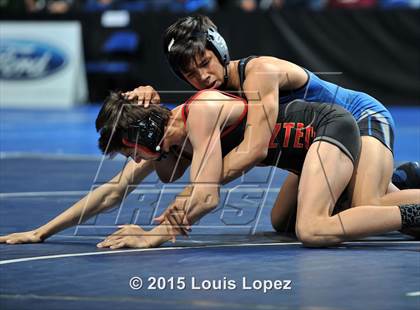 Thumbnail 2 in CIF SS Masters Wrestling Championships (Day 1) photogallery.