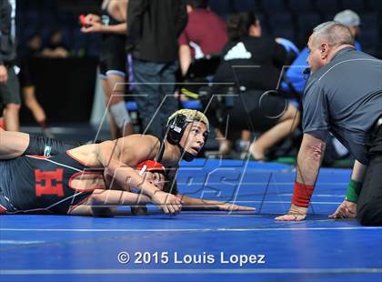 Thumbnail 3 in CIF SS Masters Wrestling Championships (Day 1) photogallery.