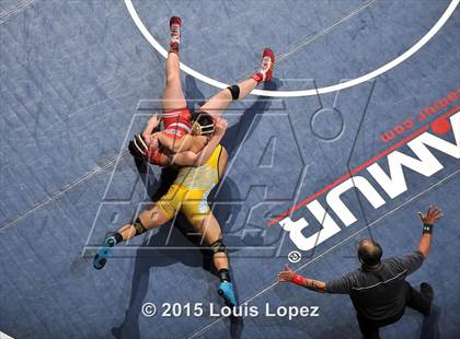 Thumbnail 2 in CIF SS Masters Wrestling Championships (Day 1) photogallery.