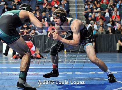 Thumbnail 2 in CIF SS Masters Wrestling Championships (Day 1) photogallery.