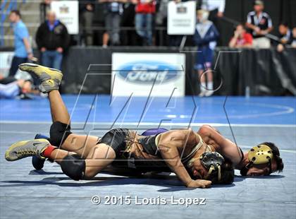 Thumbnail 3 in CIF SS Masters Wrestling Championships (Day 1) photogallery.