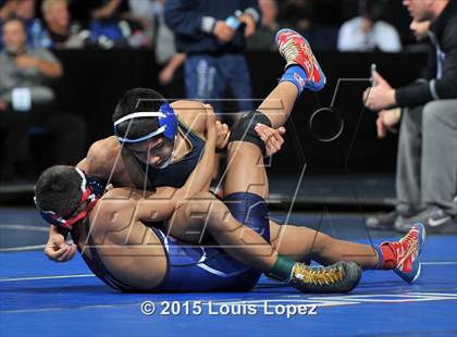 Thumbnail 1 in CIF SS Masters Wrestling Championships (Day 1) photogallery.
