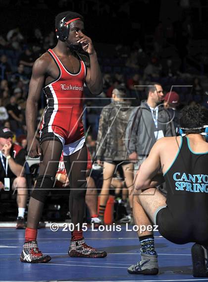 Thumbnail 2 in CIF SS Masters Wrestling Championships (Day 1) photogallery.