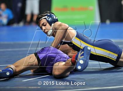 Thumbnail 3 in CIF SS Masters Wrestling Championships (Day 1) photogallery.