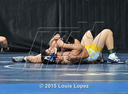 Thumbnail 1 in CIF SS Masters Wrestling Championships (Day 1) photogallery.