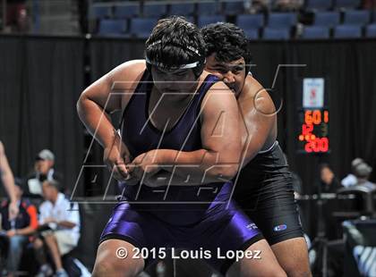 Thumbnail 3 in CIF SS Masters Wrestling Championships (Day 1) photogallery.