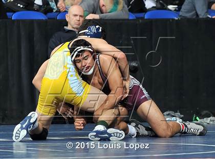 Thumbnail 3 in CIF SS Masters Wrestling Championships (Day 1) photogallery.