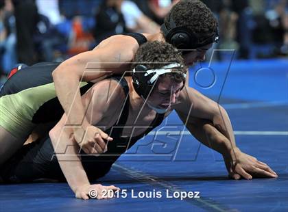 Thumbnail 2 in CIF SS Masters Wrestling Championships (Day 1) photogallery.