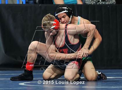 Thumbnail 3 in CIF SS Masters Wrestling Championships (Day 1) photogallery.