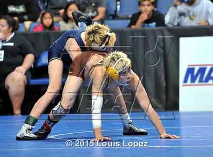 Thumbnail 3 in CIF SS Masters Wrestling Championships (Day 1) photogallery.