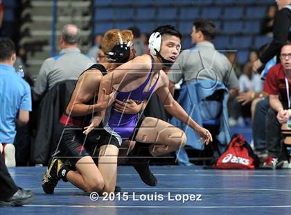 Thumbnail 2 in CIF SS Masters Wrestling Championships (Day 1) photogallery.