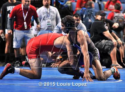 Thumbnail 3 in CIF SS Masters Wrestling Championships (Day 1) photogallery.
