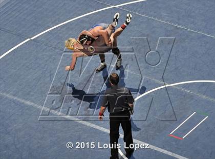 Thumbnail 1 in CIF SS Masters Wrestling Championships (Day 1) photogallery.