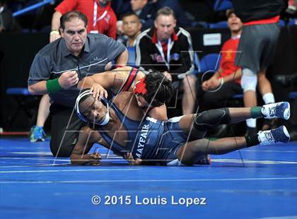 Thumbnail 1 in CIF SS Masters Wrestling Championships (Day 1) photogallery.