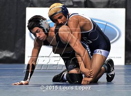 Thumbnail 1 in CIF SS Masters Wrestling Championships (Day 1) photogallery.
